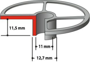 Копировальное кольцо Makita 193333-1 RP1110C, 11x12,7x11,5 мм  цена и информация | Механические инструменты | kaup24.ee