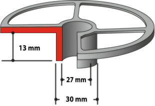 Кольцо копировальное Makita, 27х30х13 мм RP1110C 193338-1 цена и информация | Механические инструменты | kaup24.ee