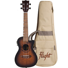 Flight DUC380 CEQ elektroakustiline kontsert ukulele (Amber) hind ja info | Kitarrid | kaup24.ee