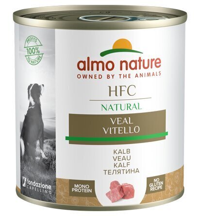 Almo Nature HFC Natural, koertele, vasikalihaga, 290 g цена и информация | Konservid koertele | kaup24.ee