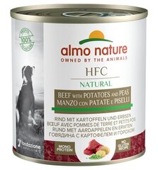 Almo Nature HFC Natural, для собак, говядина с картофелем и горошком, 290г. цена и информация | Консервы для собак | kaup24.ee