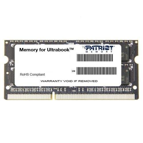 Patriot - SODIMM Ultrabook DDR3 4GB 1600MHz CL11 1,35V цена и информация | Operatiivmälu (RAM) | kaup24.ee