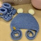 Käsitsi valmistatud müts, sinine hind ja info | Imikute mütsid, sallid, kindad | kaup24.ee