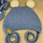 Käsitsi valmistatud müts, sinine hind ja info | Imikute mütsid, sallid, kindad | kaup24.ee