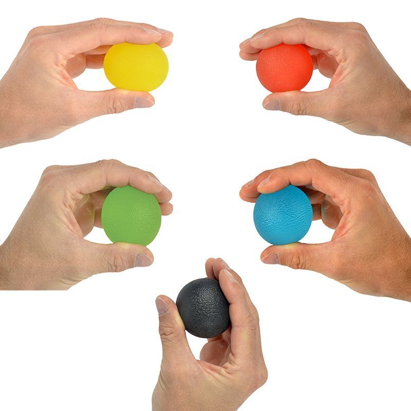 Treeningpall Moves Squeeze Ball 50 mm, roheline hind ja info | Ekspanderid | kaup24.ee