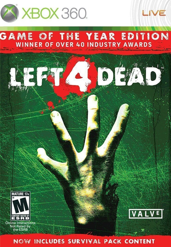 Xbox 360 Left 4 Dead GOTY Edition US Version - Xbox One Compatible цена и информация | Arvutimängud, konsoolimängud | kaup24.ee