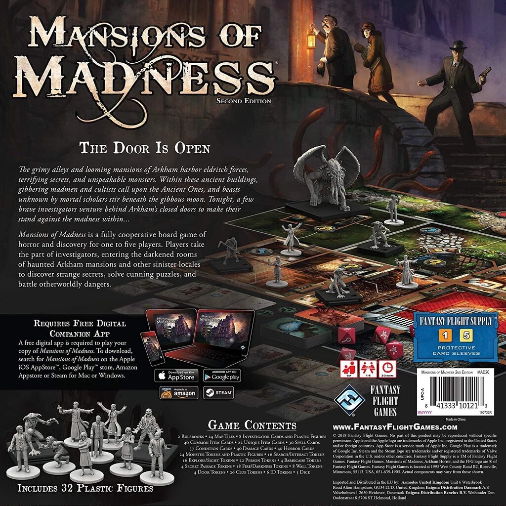 Lauamäng Mansions of Madness: Second Edition, EN цена и информация | Lauamängud ja mõistatused | kaup24.ee