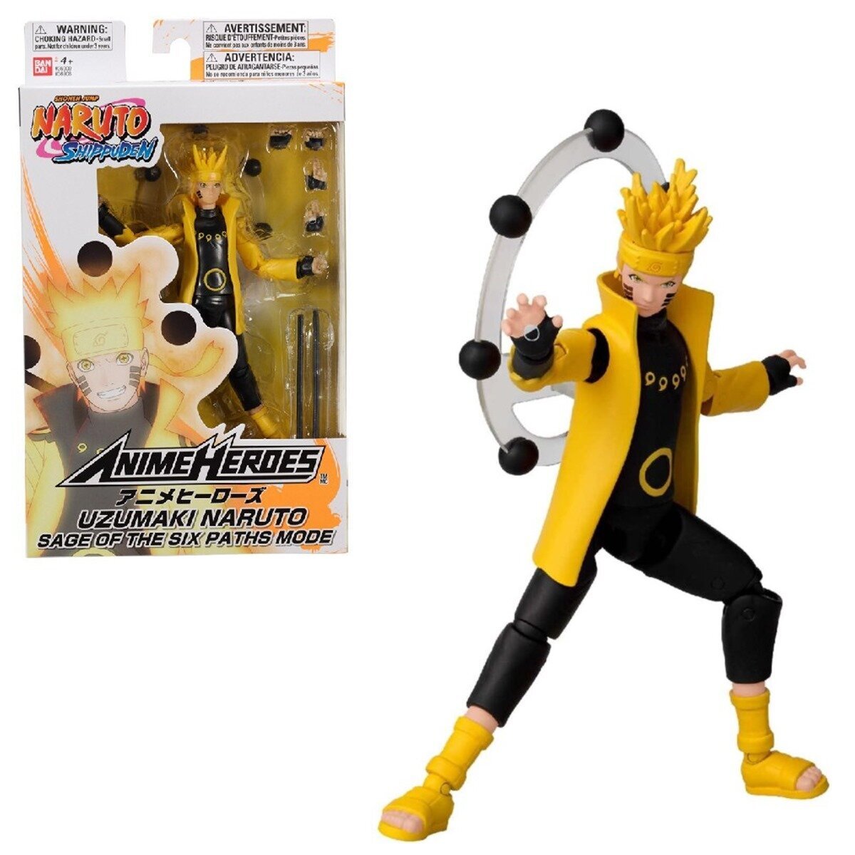 Статуэтки Bandai Anime Heroes: Uzumaki Naruto Sage OSPM Mode цена |  kaup24.ee