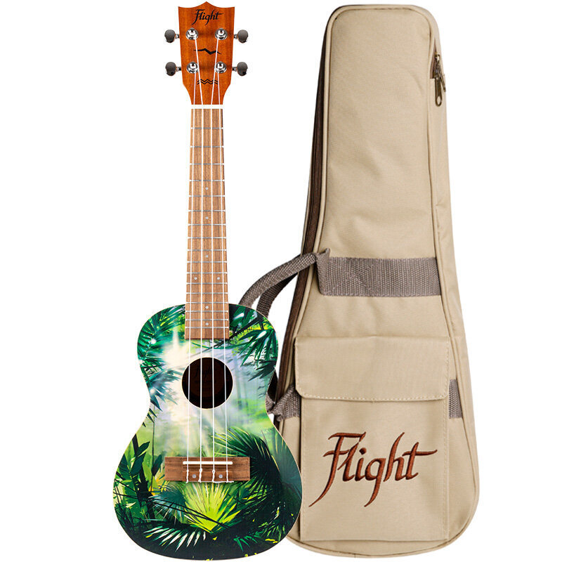 Flight AUC-33 Jungle kontsert ukulele hind ja info | Kitarrid | kaup24.ee