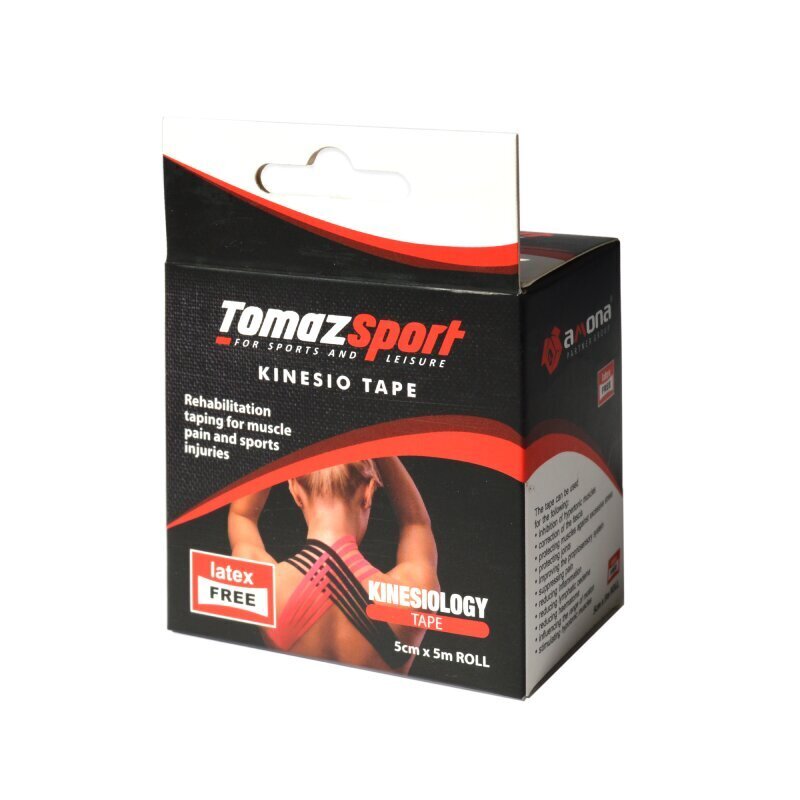 Kinesioloogiline teip Tomaz Sport ilma lateksita, sinine 5cm 5m. hind ja info | Liigesetoed ja -kaitsmed | kaup24.ee