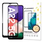 Wozinsky Tempered Glass Full Glue Super Tough Screen Protector Full Coveraged with Frame Case Friendly for Samsung Galaxy A22 5G black hind ja info | Ekraani kaitsekiled | kaup24.ee
