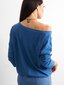 Naiste puuvillane pluus, sinine hind ja info | Naiste pluusid, särgid | kaup24.ee