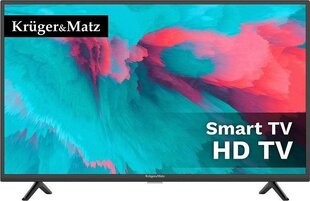 TV  Krüger & Matz KM0232-S5  81,3 cm (32") HD Smart  Black цена и информация | Телевизоры | kaup24.ee