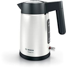 Bosch DesignLine electric kettle 1.7 L 2400 W Black, Silver цена и информация | Bosch Кухонная техника | kaup24.ee