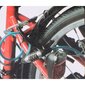 Jalgrattalukk koodiga Dunlop, 0,6 x 120 cm, roosa hind ja info | Rattalukud | kaup24.ee