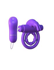 Насадка FANTASY C-RINGZ REMOTE CONTROL RABBIT RING PURPLE цена и информация | Эрекционные кольца, насадки на пенис | kaup24.ee