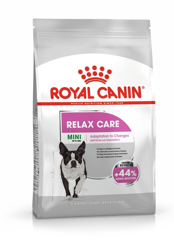 Royal Canin stressirohketele koertele Mini Relax Care, 8 kg hind ja info | Kuivtoit koertele | kaup24.ee