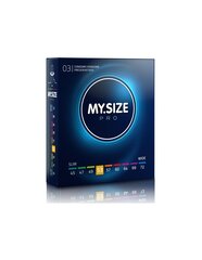 Презервативы MY SIZE PRO CONDOMS, 53 мм, 3 шт. цена и информация | Презервативы | kaup24.ee