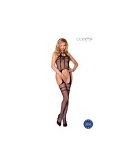 Сексуальное открытое боди-чулок CASMIR CA008 BODYSTOCKING ONE SIZE - BLACK цена и информация | Сексуальное женское белье | kaup24.ee