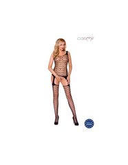 Сексуальное открытое боди-чулок CASMIR CA007 BODYSTOCKING ONE SIZE - BLACK цена и информация | Сексуальное женское белье | kaup24.ee