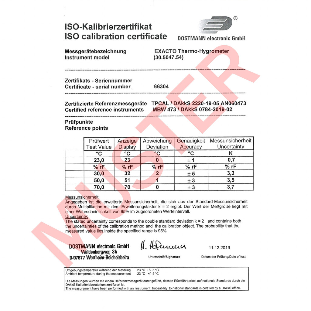 Digitaalne termo-hügromeeter EXACTO TFA 30.5047 hind ja info | Ilmajaamad, termomeetrid | kaup24.ee
