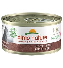 Almo Nature HFC Natural, для кошек, говядина, 70г. цена и информация | Кошачьи консервы | kaup24.ee