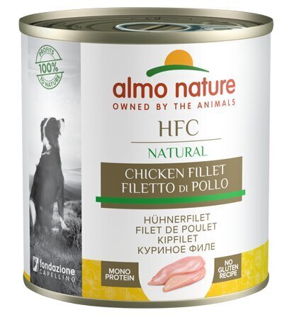 Koerakonserv Almo Nature HFC Natural, kanafilee, 280 g hind ja info | Konservid koertele | kaup24.ee