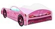 Voodi madratsiga Car BED-PINK-2, 160x80 cm, roosa цена и информация | Lastevoodid | kaup24.ee