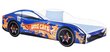 Voodi madratsiga Car BED-BLUE-4, 160x80 cm, sinine цена и информация | Lastevoodid | kaup24.ee