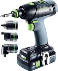 Festool Akutrell-kruvikeeraja T 18+3 HPC 4,0 I-Set 576989 цена и информация | Шуруповерты, дрели | kaup24.ee