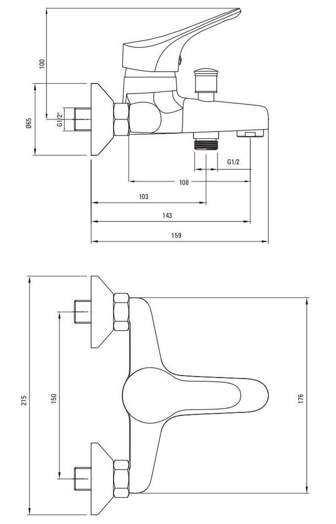 Deante vannisegisti Joko BOJ_010M, Chrome hind ja info | Vannitoa segistid | kaup24.ee