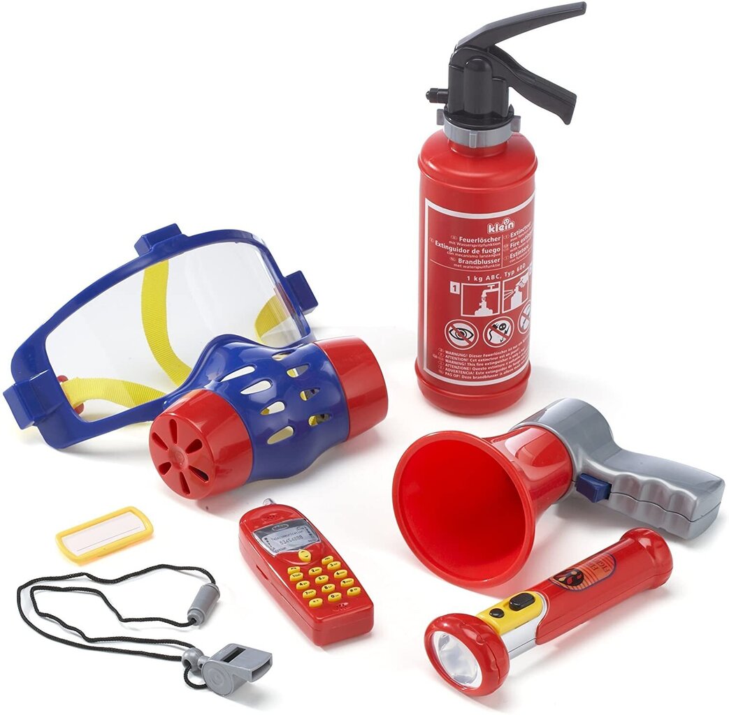 KLEIN Tuletõrjuja komplekt, 7-osaline цена и информация | Poiste mänguasjad | kaup24.ee