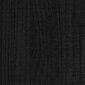 vidaXL kummut, must, 60 x 36 x 84 cm, männipuit hind ja info | Elutoa väikesed kapid | kaup24.ee