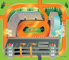 TCG mängumatt sõidukiga Hot Wheels Felt hind ja info | Poiste mänguasjad | kaup24.ee