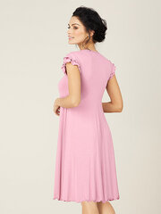 Вискозная ночная сорочка Lega NMV82, розовый цена и информация | Женские пижамы, ночнушки | kaup24.ee