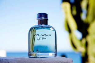 Komplekt Dolce & Gabbana Light Blue Eau Intense Pour Homme: EDP meestele 100 ml + dušigeel 50 ml + habemeajamisjärgne palsam 75 ml цена и информация | Мужские духи | kaup24.ee