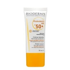Bioderma Photoderm AR Tinted Cream Natural Colour SPF50, 30 ml цена и информация | Кремы от загара | kaup24.ee