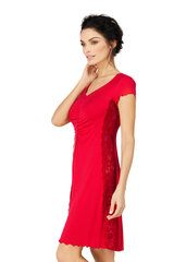 Вискозная ночная сорочка Lega NMV80, красный цена и информация | Женские пижамы, ночнушки | kaup24.ee