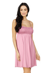 Вискозная ночная сорочка Lega NMV83, розовый цена и информация | Женские пижамы, ночнушки | kaup24.ee