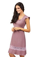 Хлопковая ночная сорочка Lega NM85, тёмно-розовый цена и информация | Женские пижамы, ночнушки | kaup24.ee