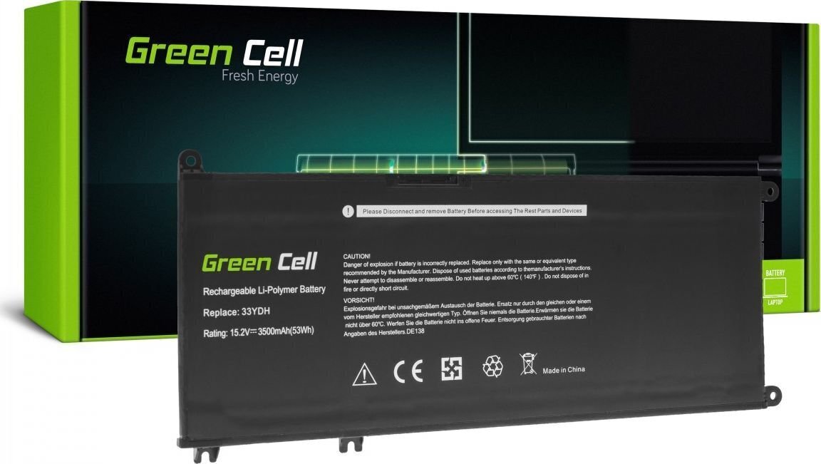 Green Cell DE138 hind ja info | Sülearvuti akud | kaup24.ee