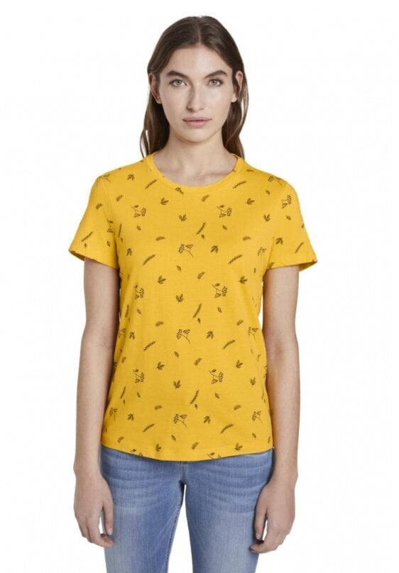 Naiste T-särk Tom Tailor, kollane hind ja info | Naiste T-särgid, topid | kaup24.ee
