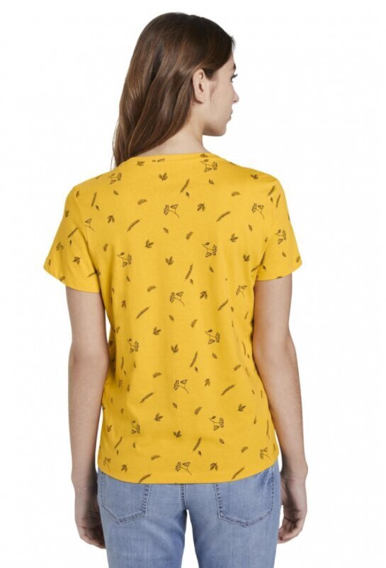 Naiste T-särk Tom Tailor, kollane hind ja info | Naiste T-särgid | kaup24.ee