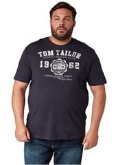 Мужская футболка с коротким рукавом Tom Tailor, синяя цена и информация | Meeste T-särgid | kaup24.ee