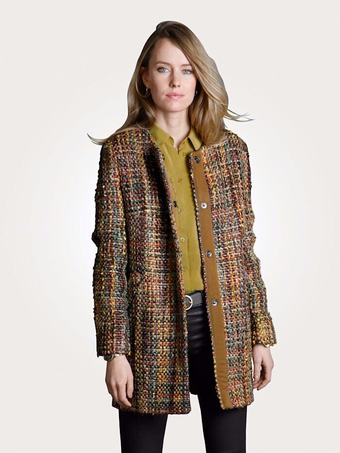 Naiste lühike mantel Mona 1015-2178, pruun hind ja info | Naiste mantlid | kaup24.ee