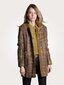 Naiste lühike mantel Mona 1015-2178, pruun hind ja info | Naiste mantlid | kaup24.ee