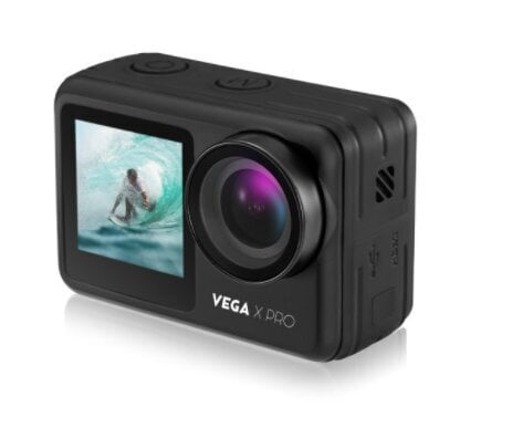 Niceboy Vega X Pro WI-FI 4K / 20MPx Waterproof Sport Camera + Holder Mounting цена и информация | Seikluskaamerad | kaup24.ee