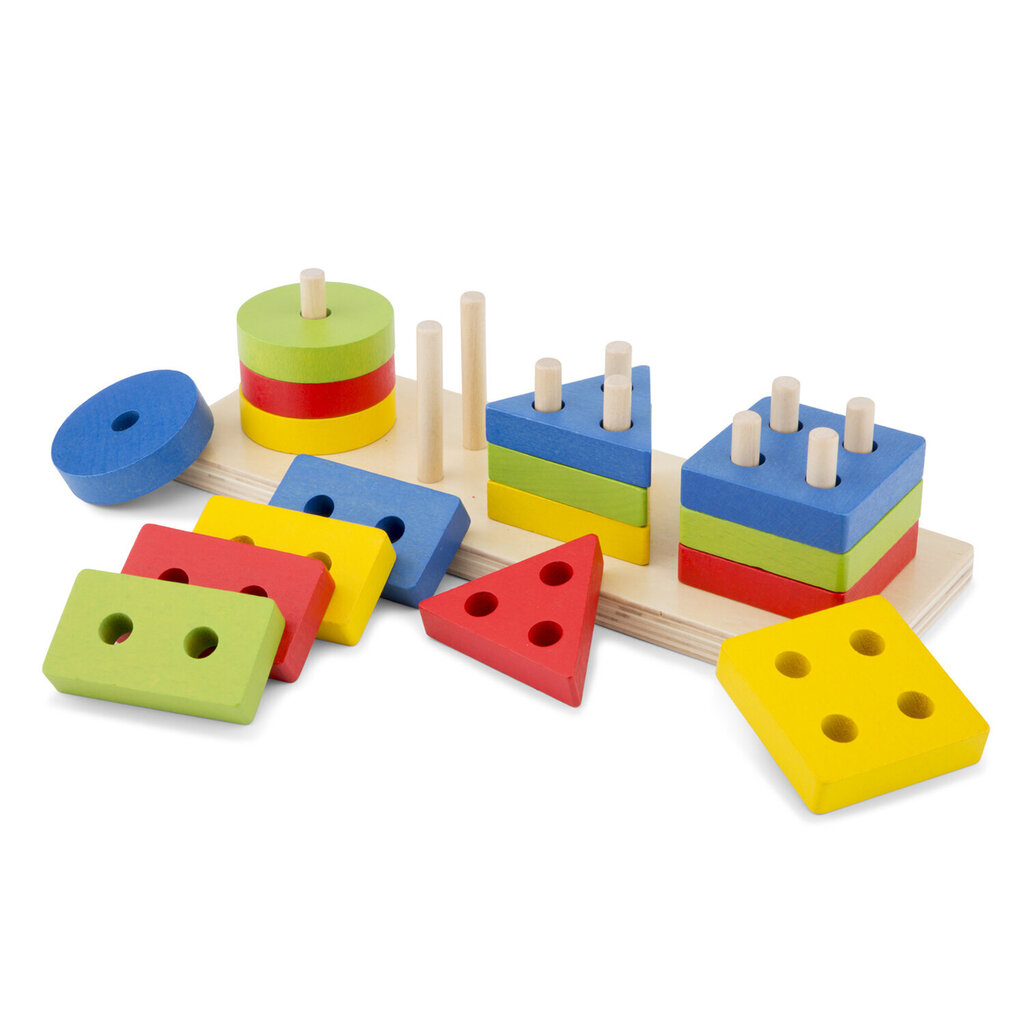 Geomeetriline tornpusle, New Classic Toys 10500 цена и информация | Arendavad mänguasjad | kaup24.ee