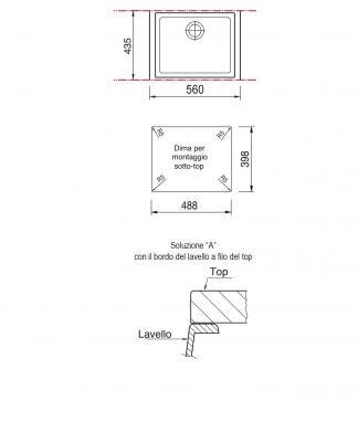 Kivist valamu Plados-Telma CUBE Undermount ON5610ST 50TG Sahara liiva värv hind ja info | Köögivalamud | kaup24.ee