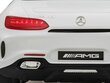 Mercedes GT AMG 12v, valge цена и информация | Laste elektriautod | kaup24.ee